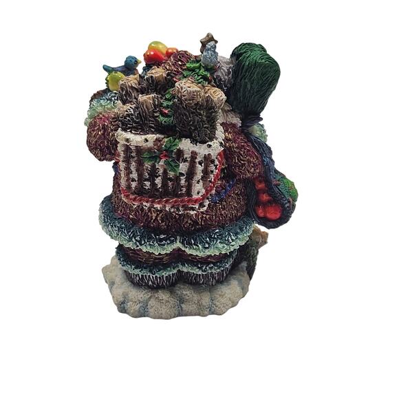 VTG Possible Dream  Crinkle Claus Limited Edition Christmas Grizzly Bear Helper - Picture 4 of 10